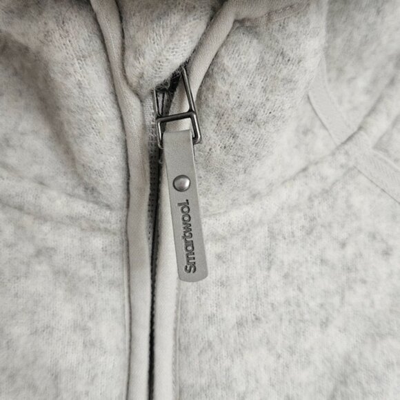 Smartwool Hudson Trail Fleece Anorak Grey Jacket Size XS - Picture 5 of 12